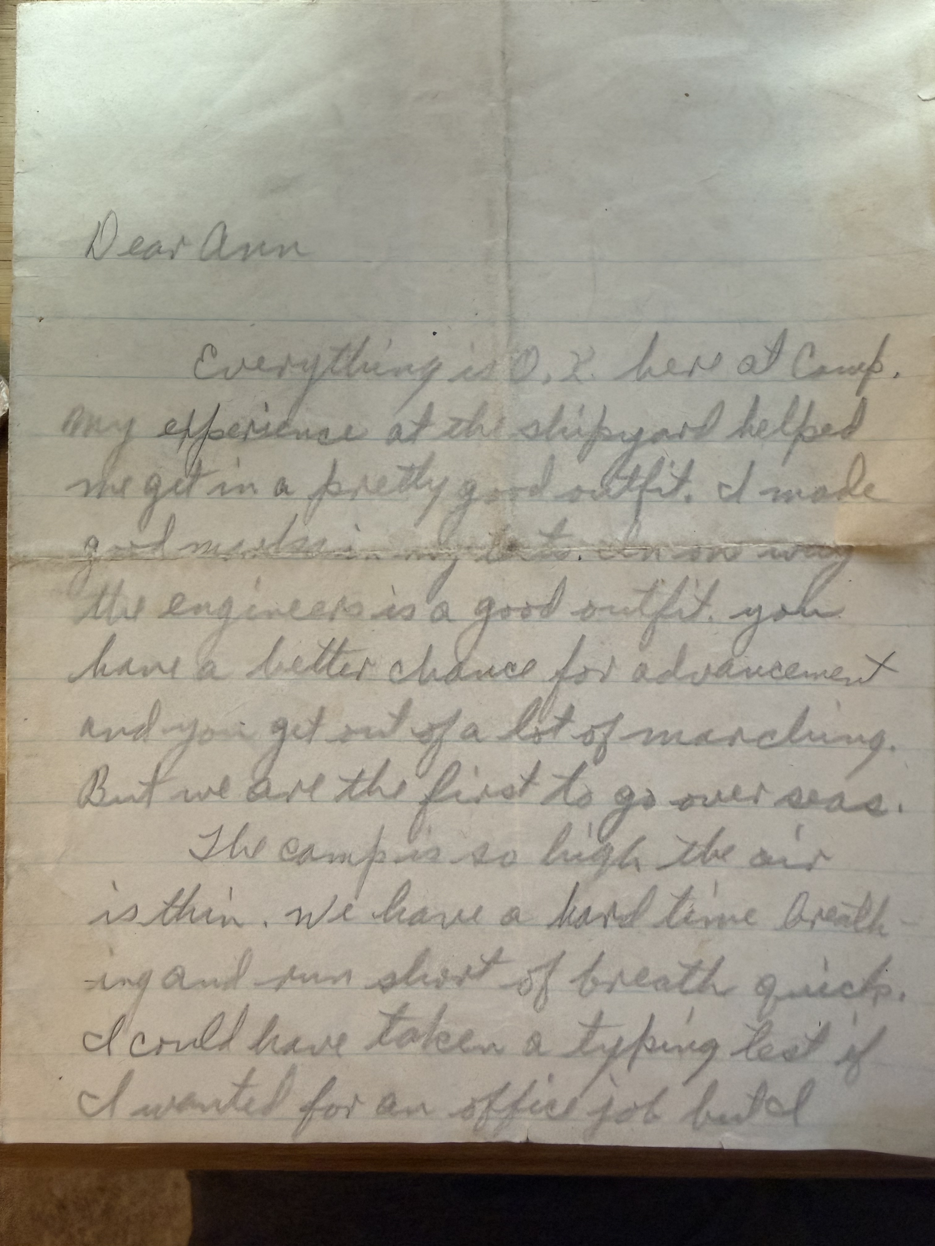 Letter scan