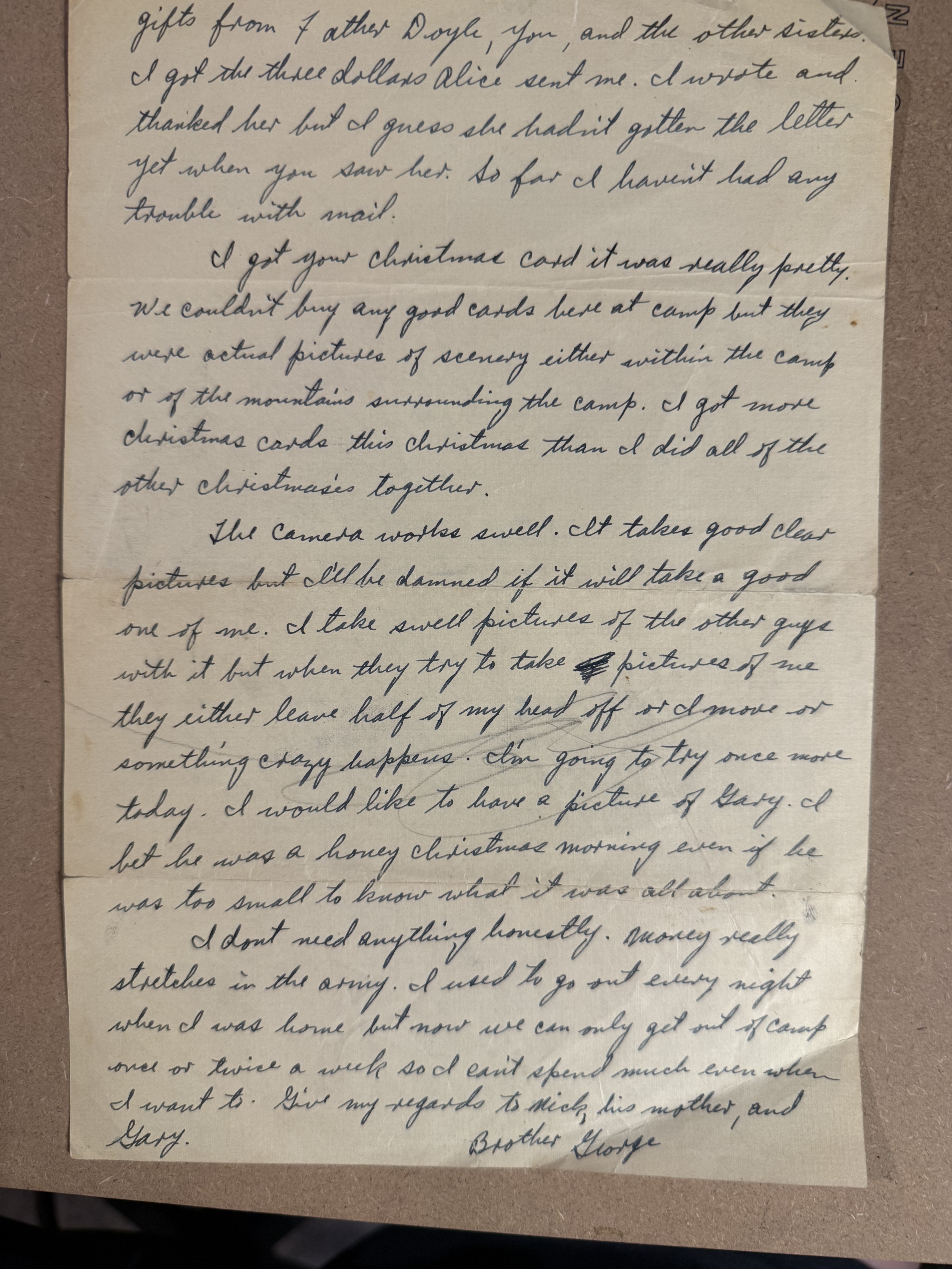 Letter scan