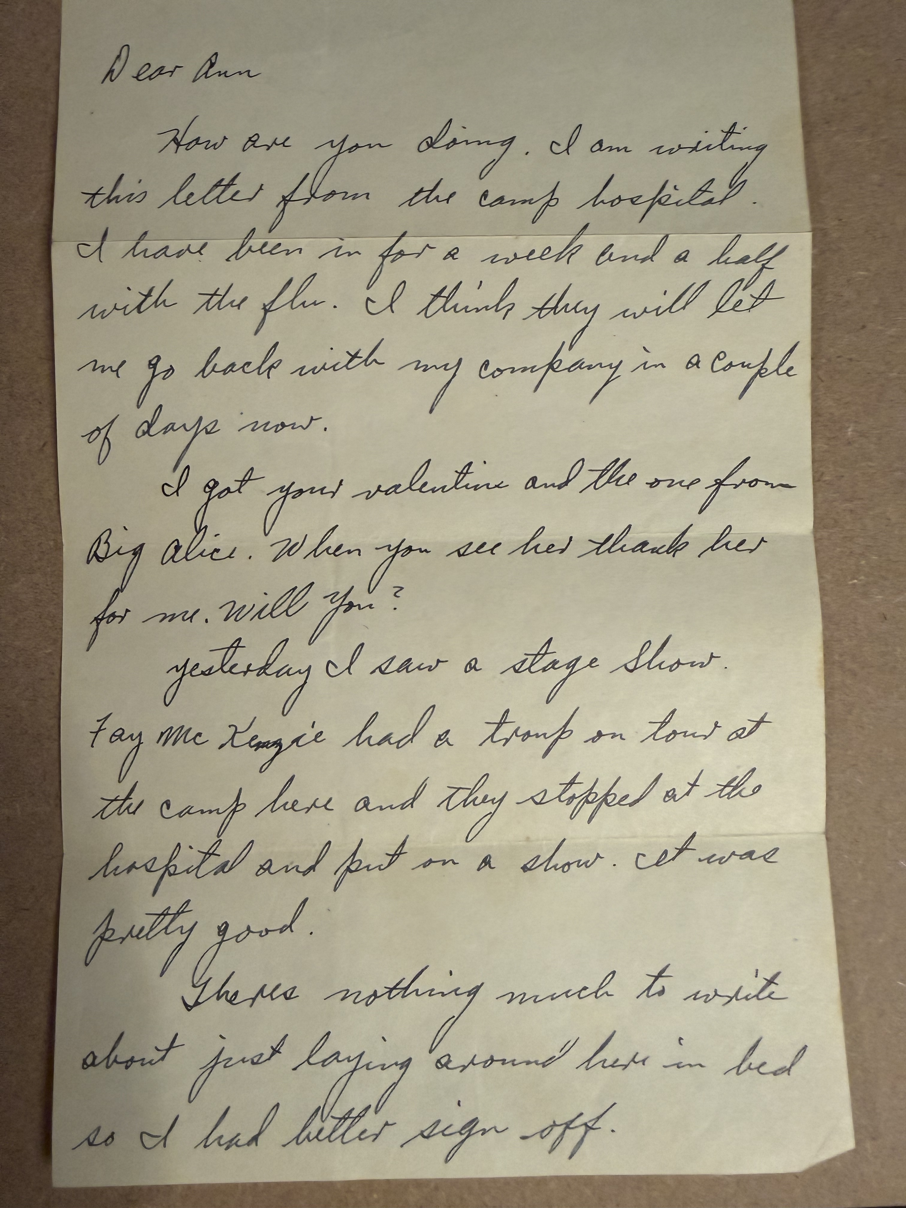 Letter scan