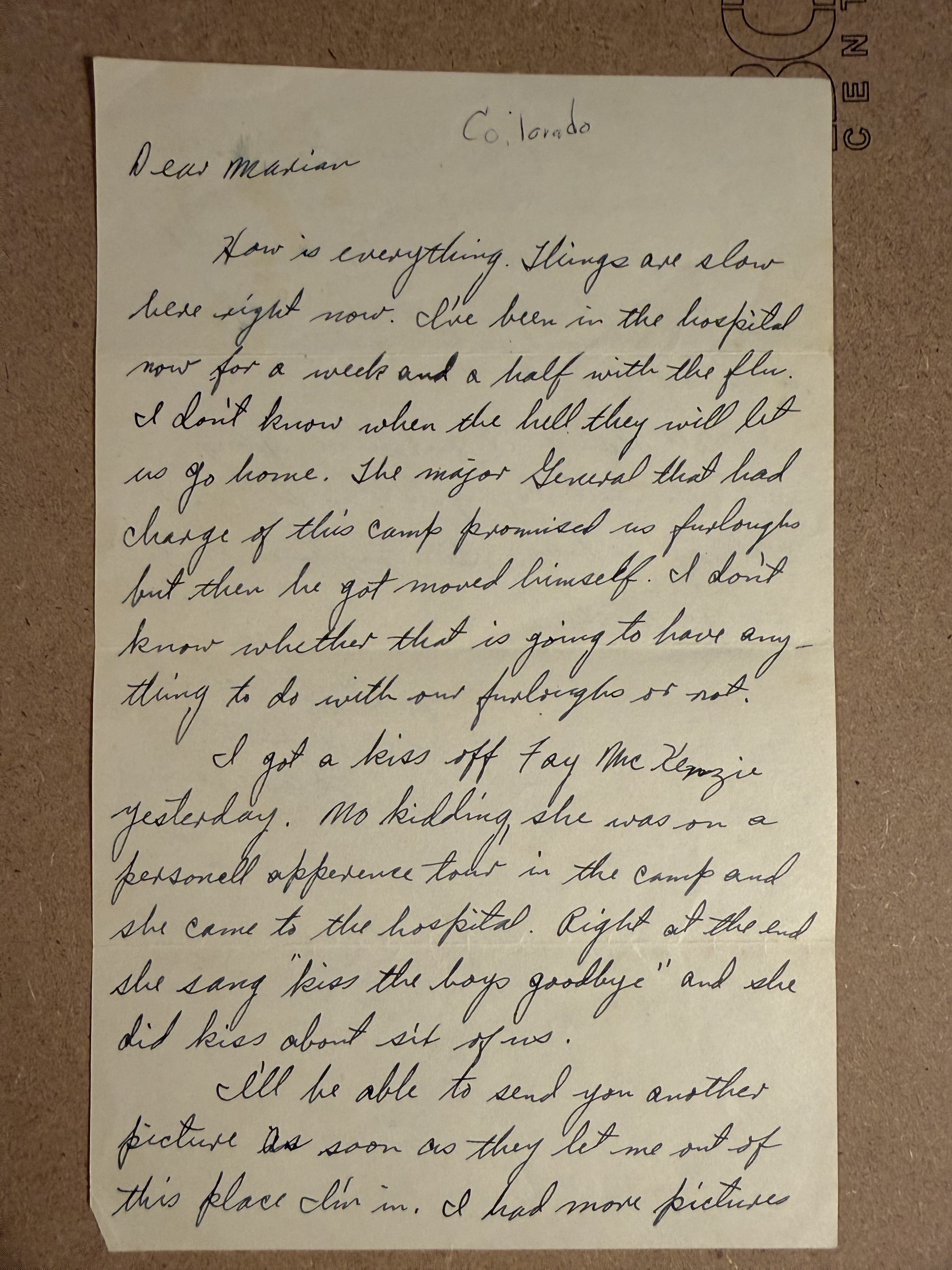 Letter scan