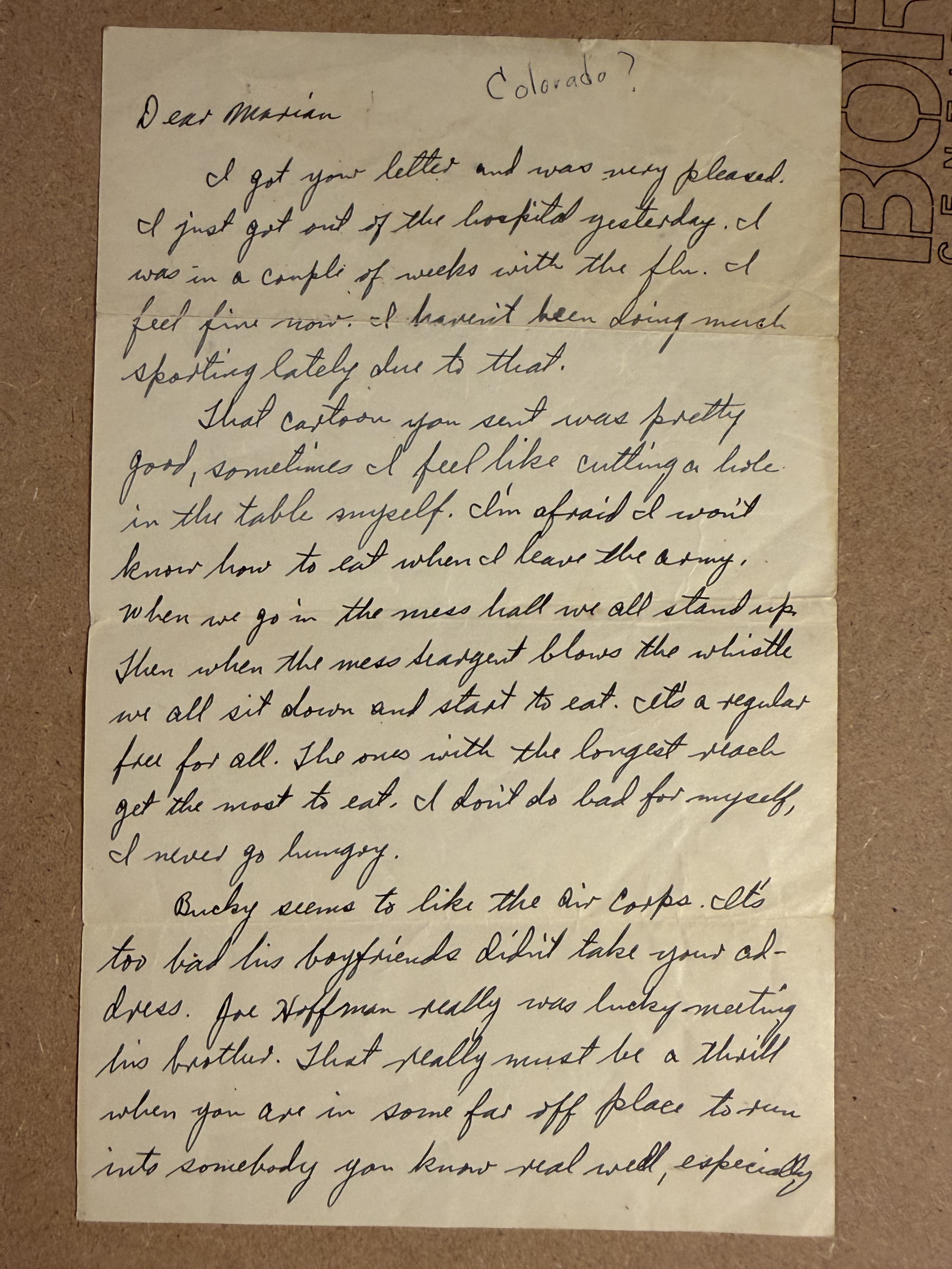 Letter scan