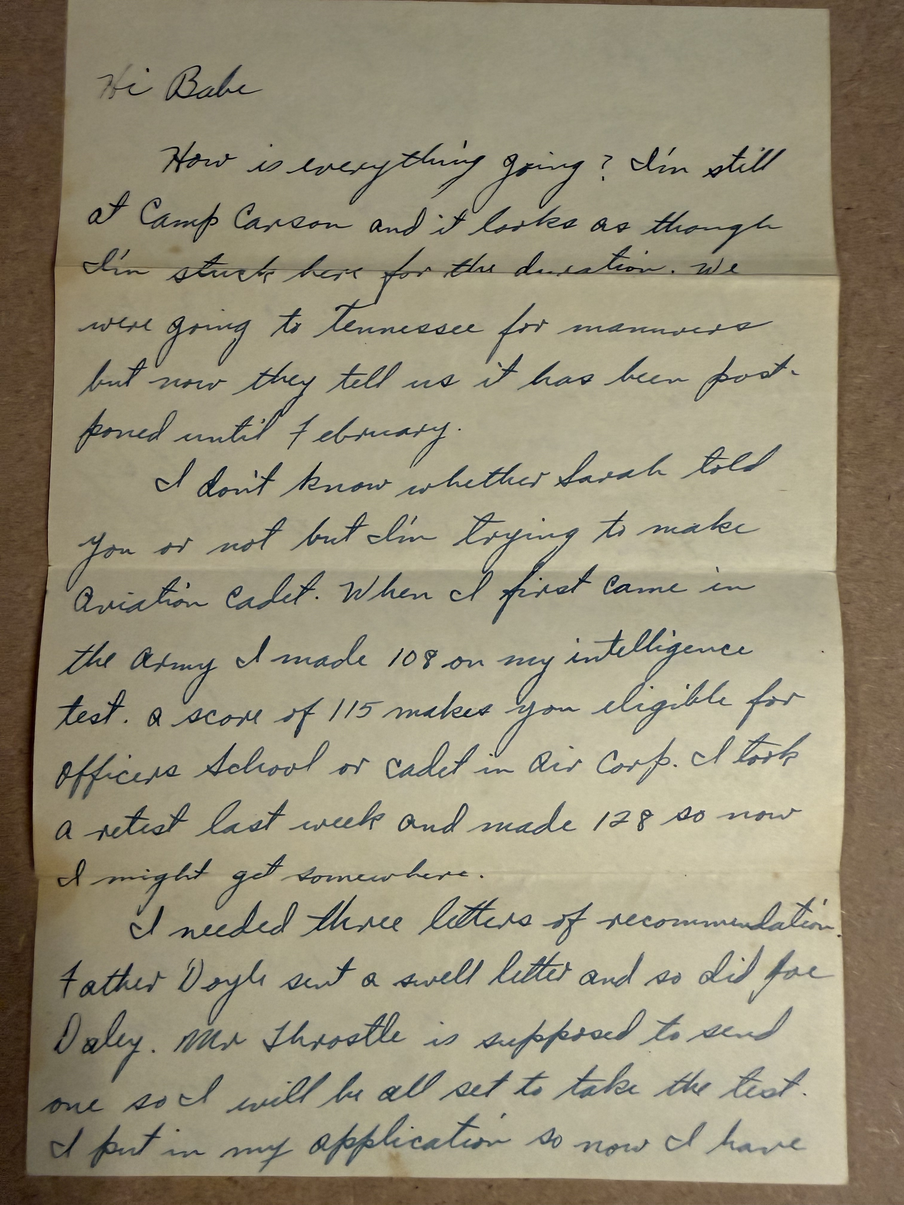 Letter scan