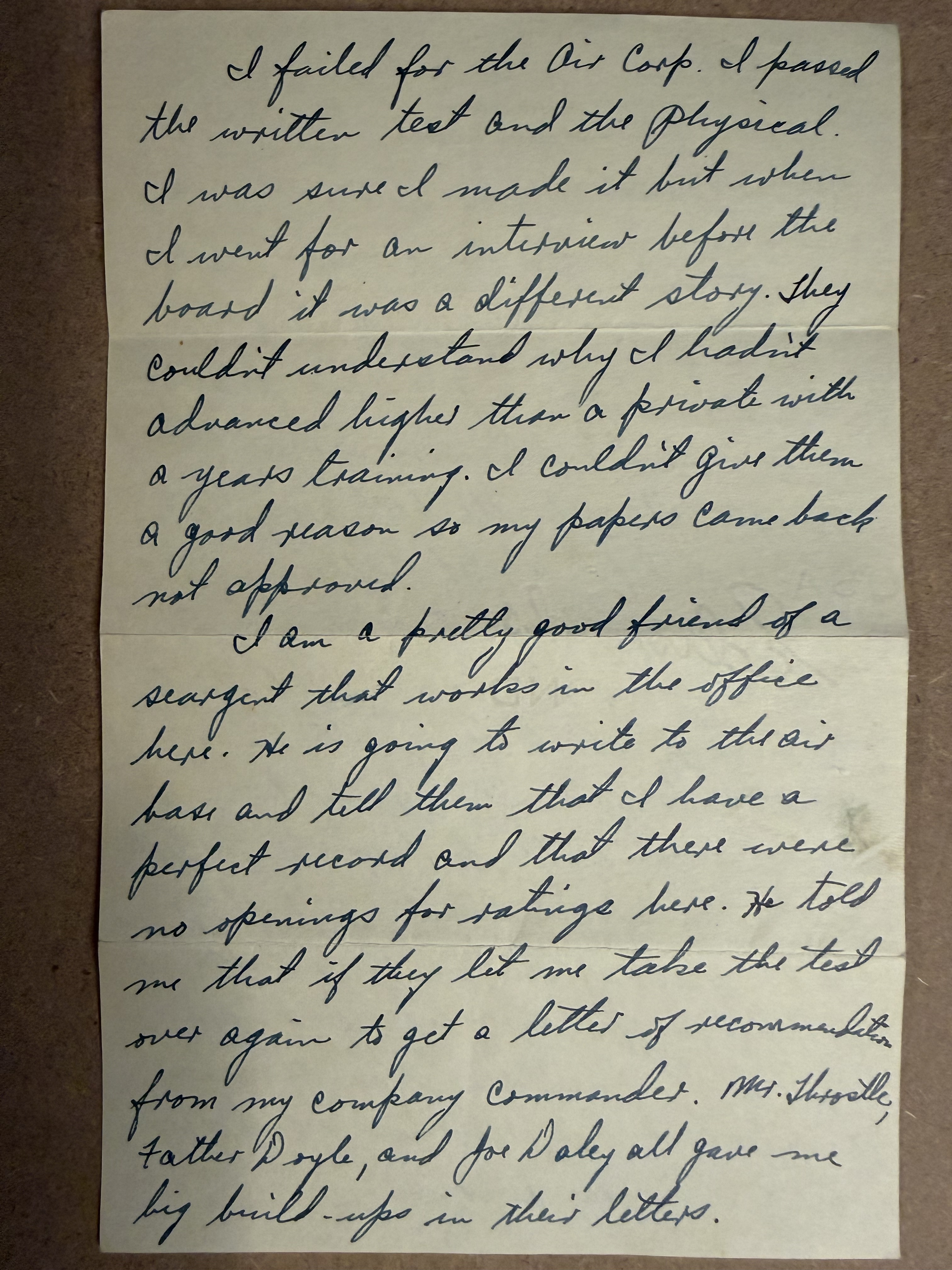 Letter scan