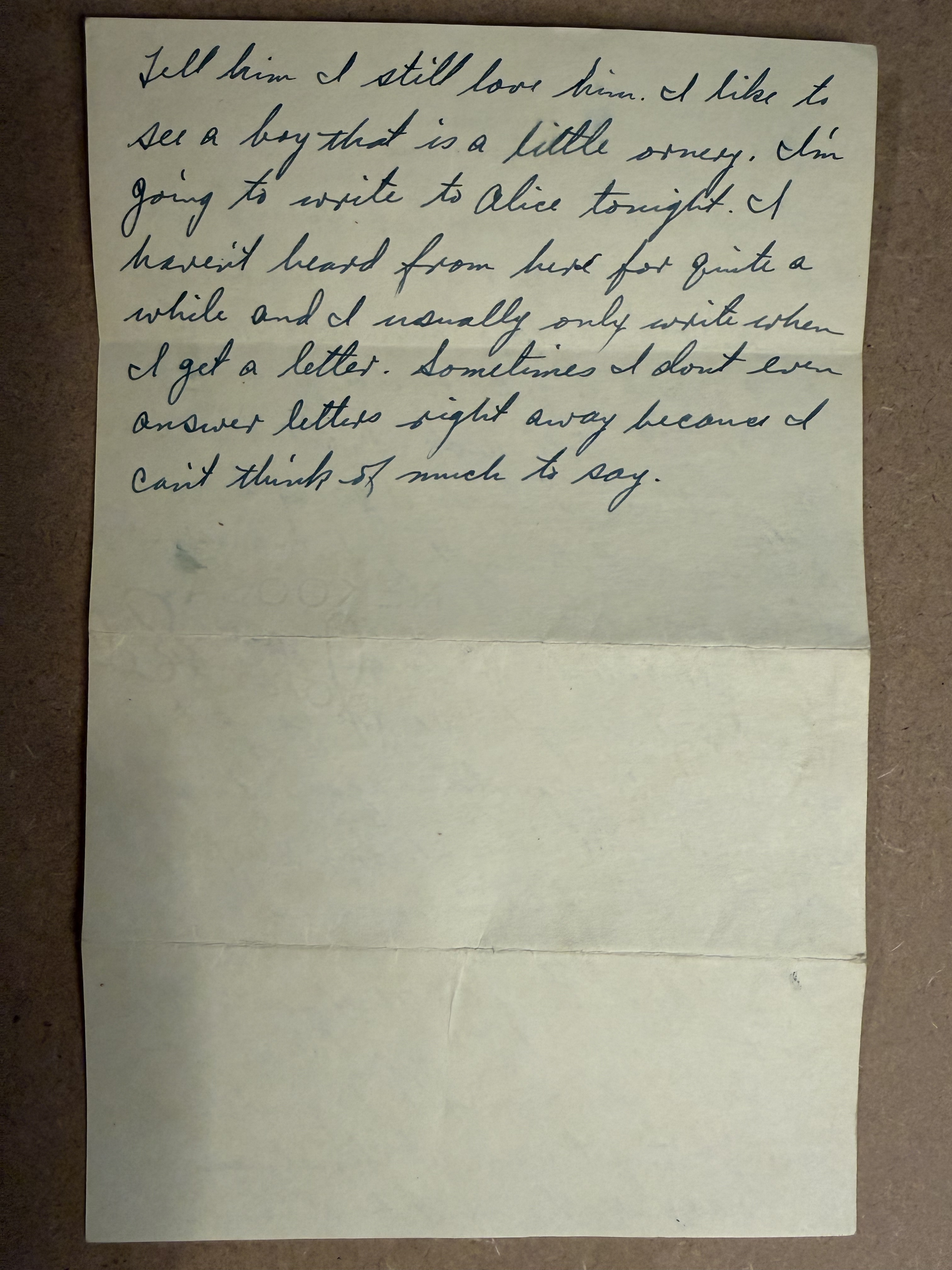 Letter scan