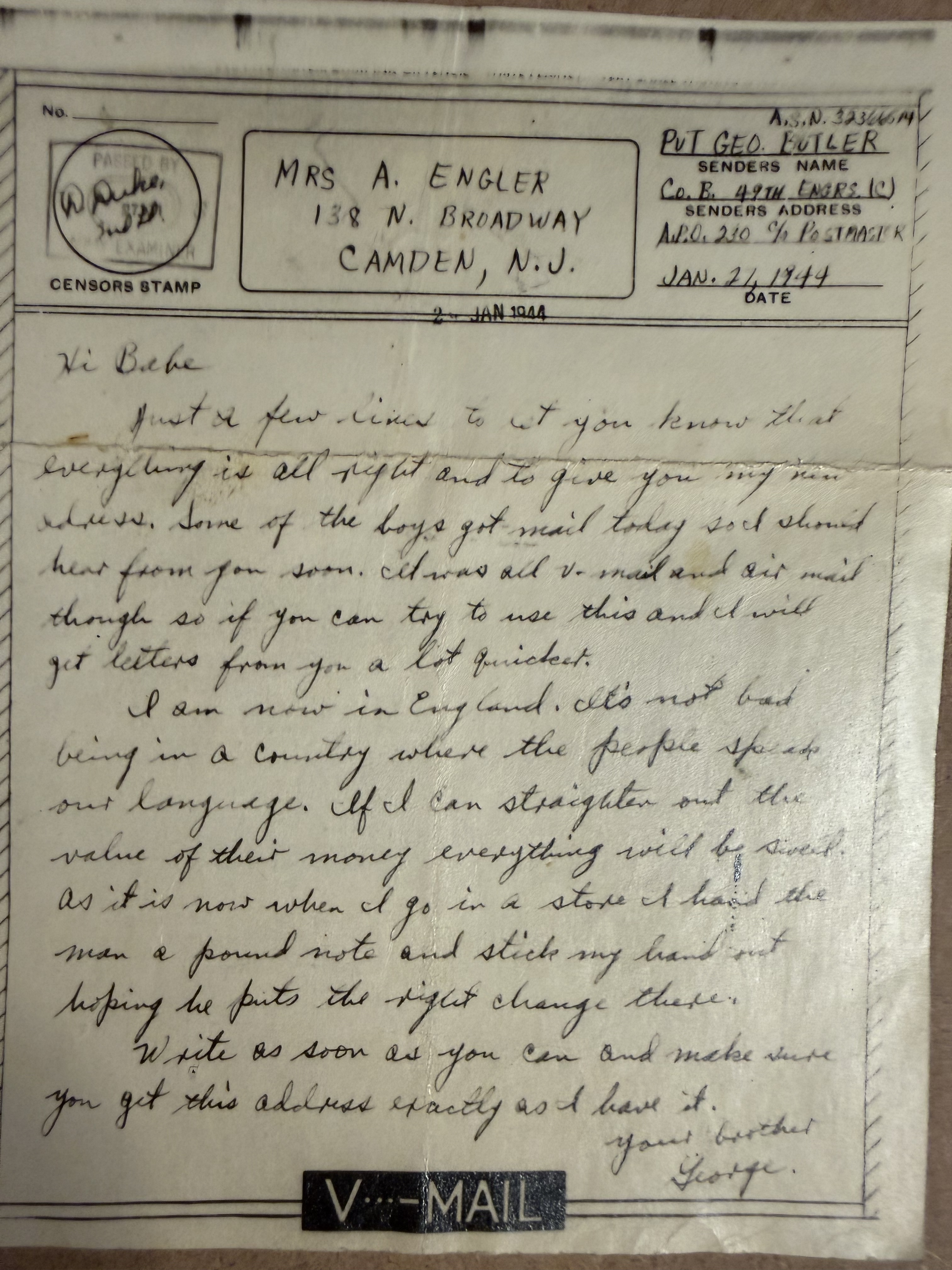 Letter scan