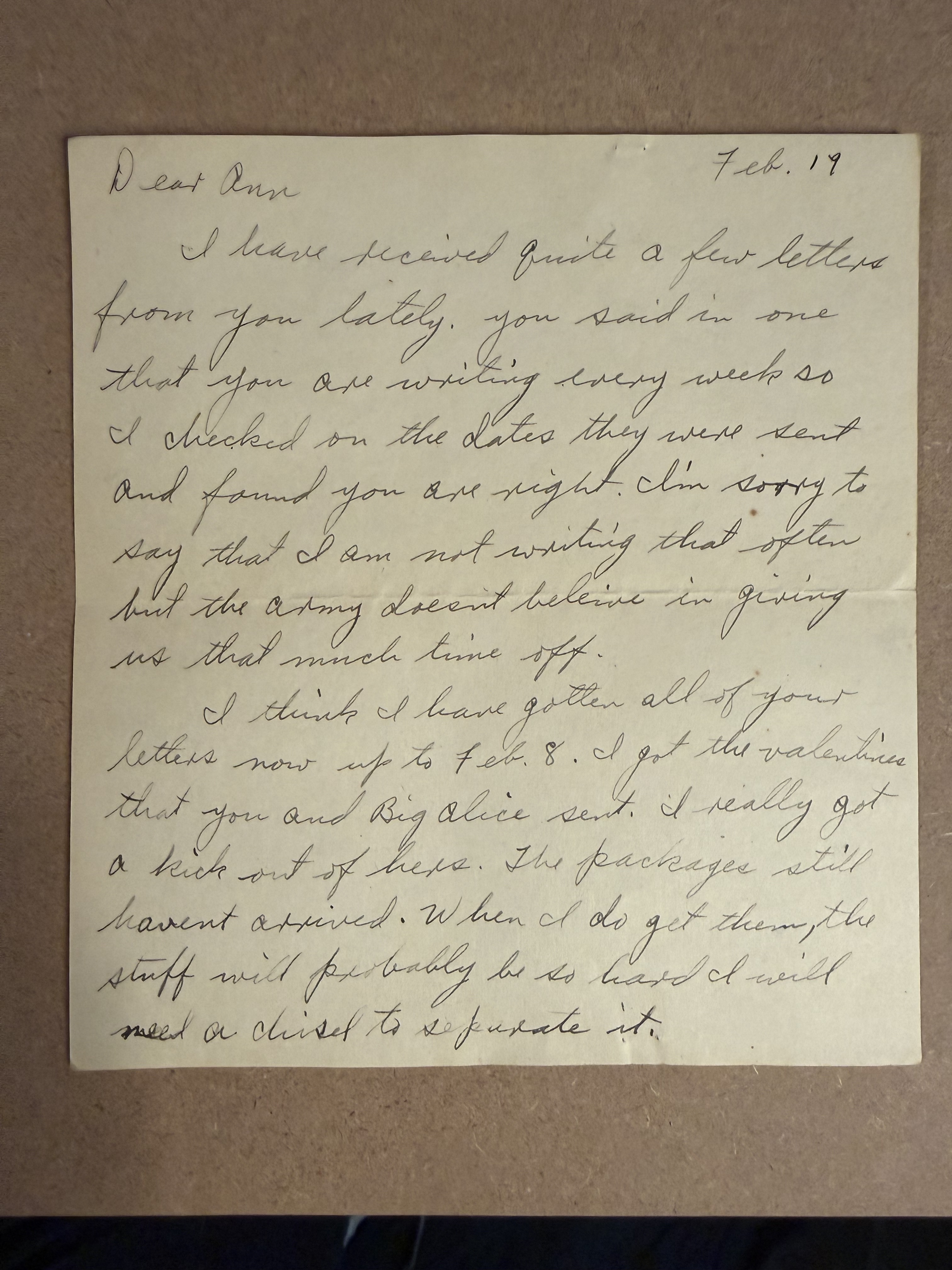 Letter scan