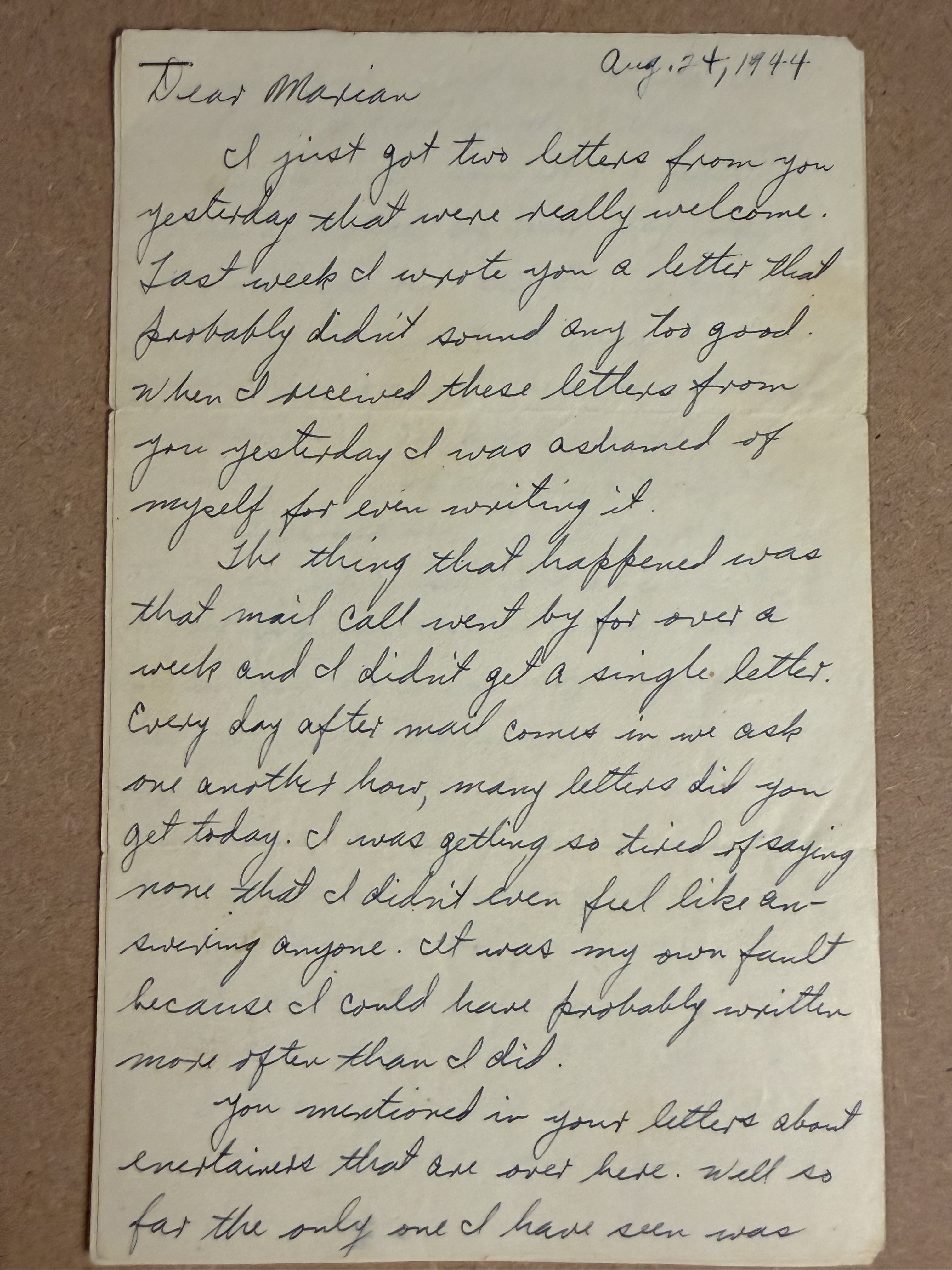 Letter scan