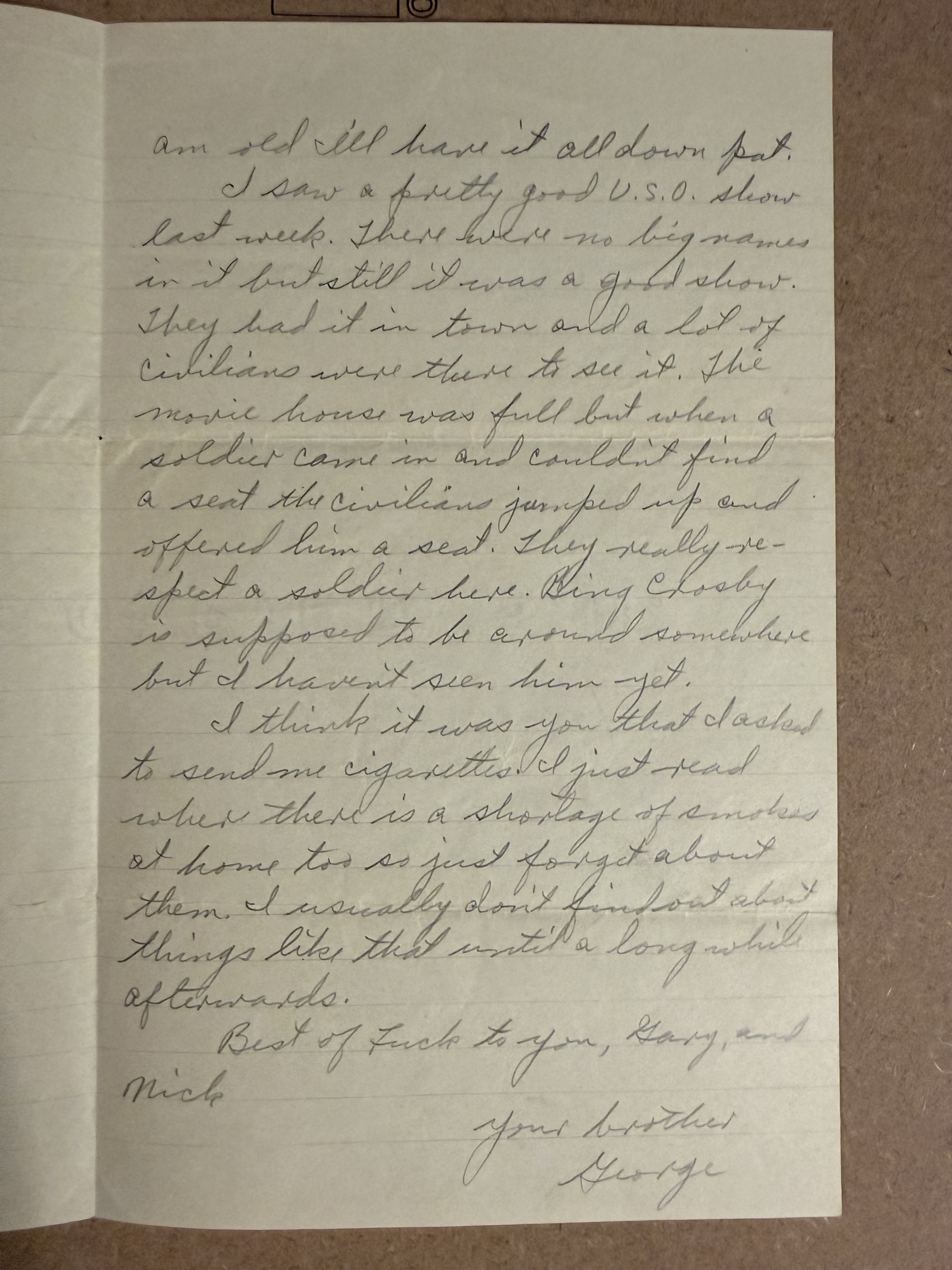 Letter scan