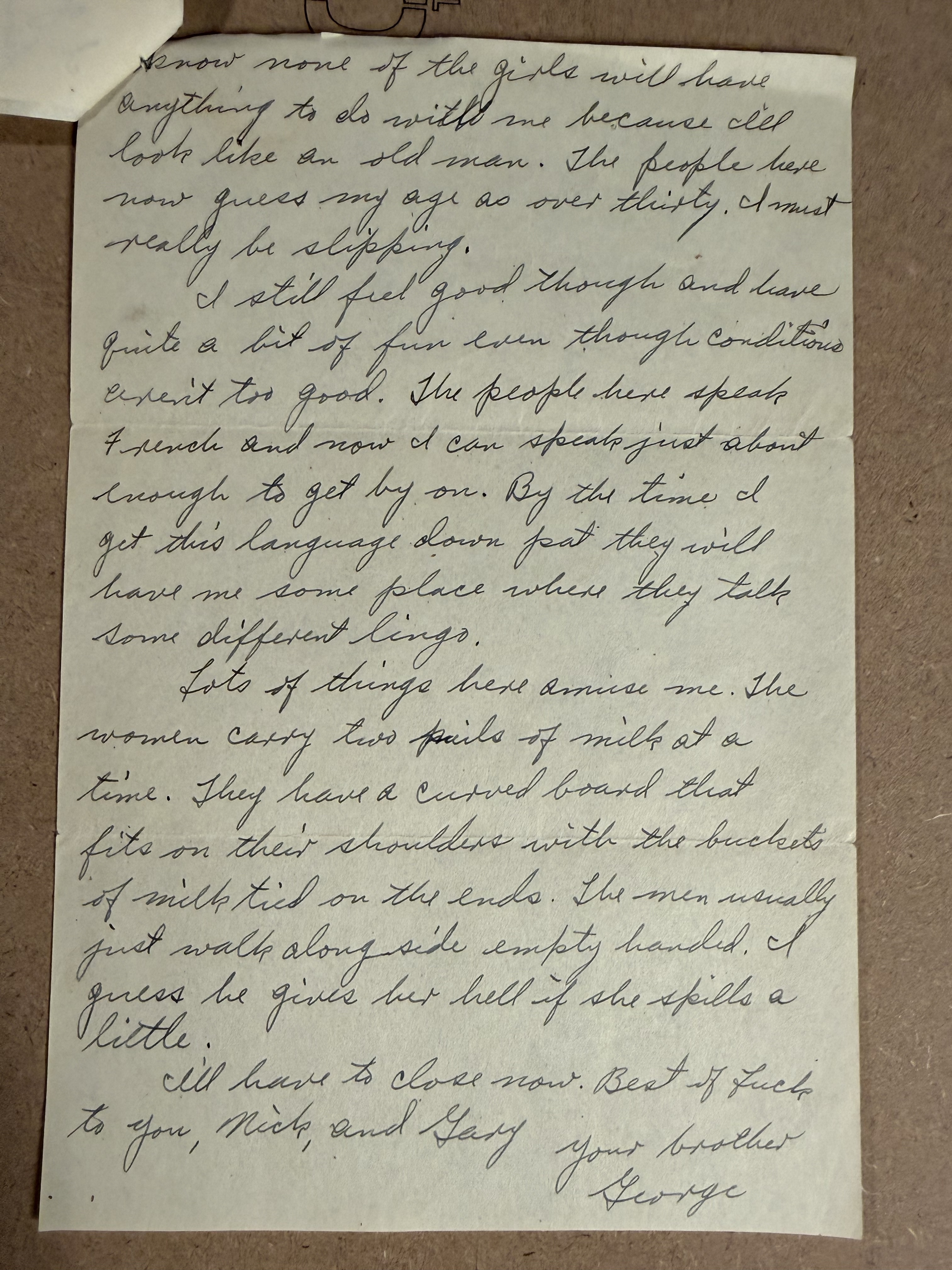Letter scan