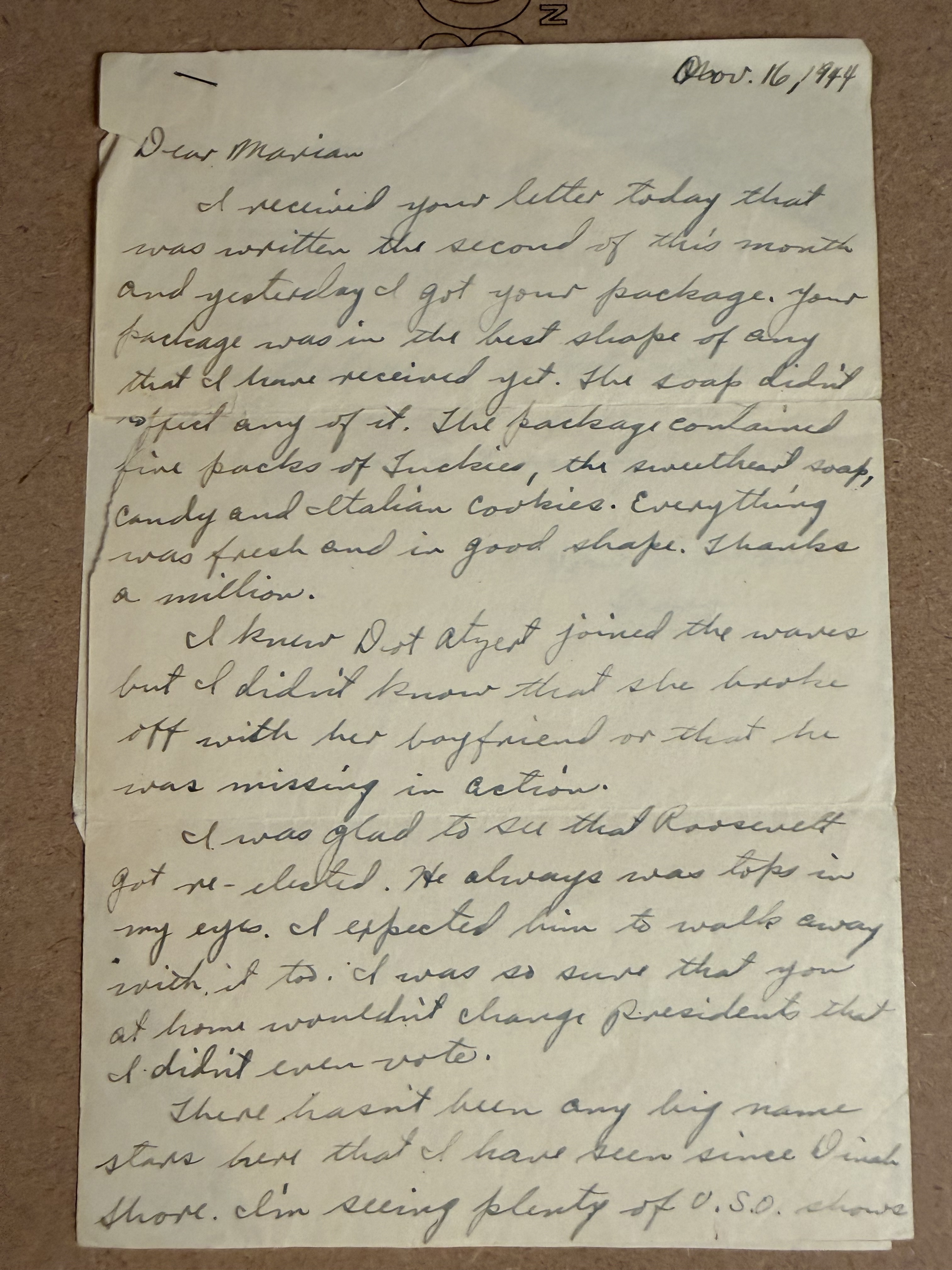 Letter scan