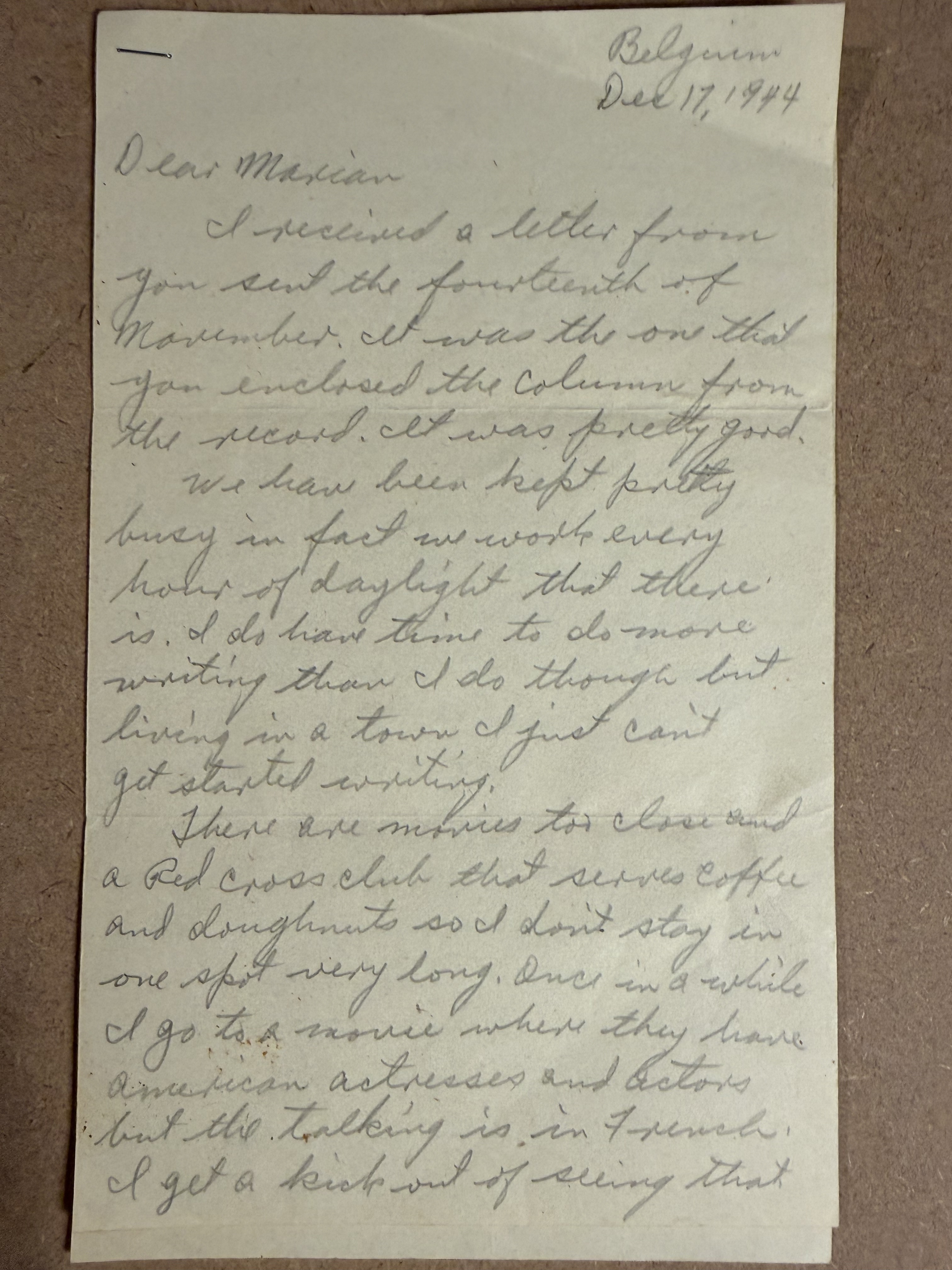 Letter scan