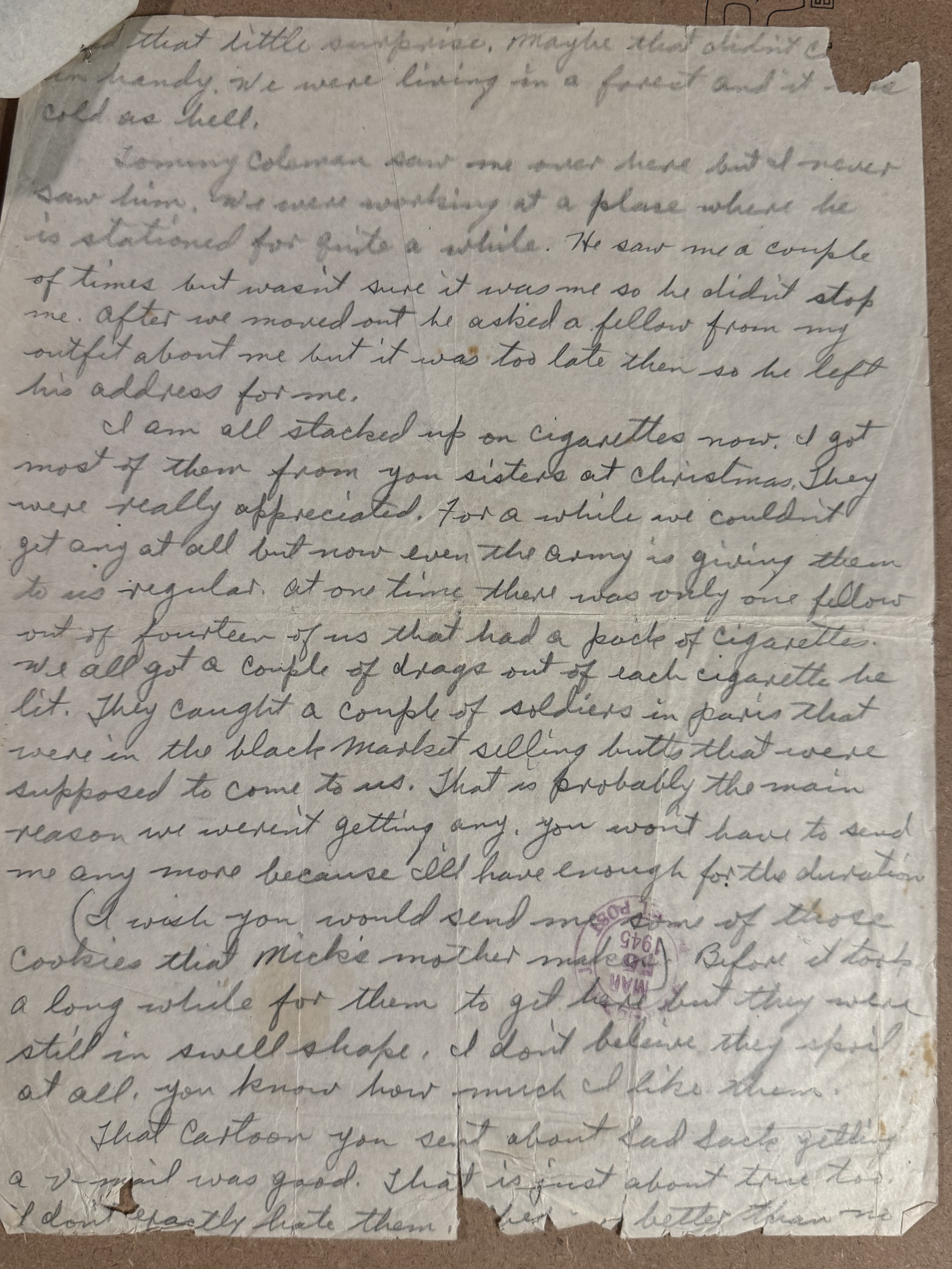 Letter scan