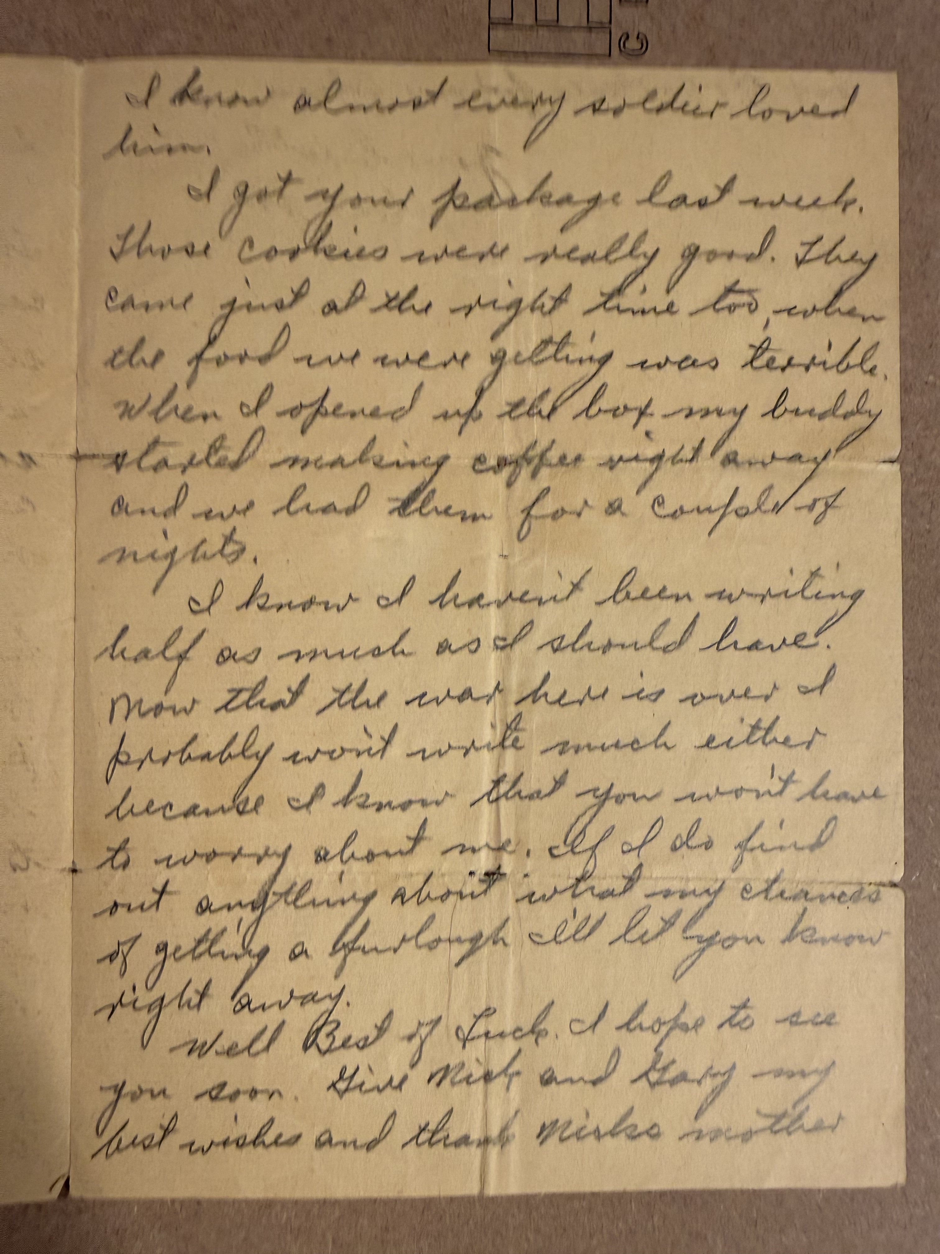 Letter scan