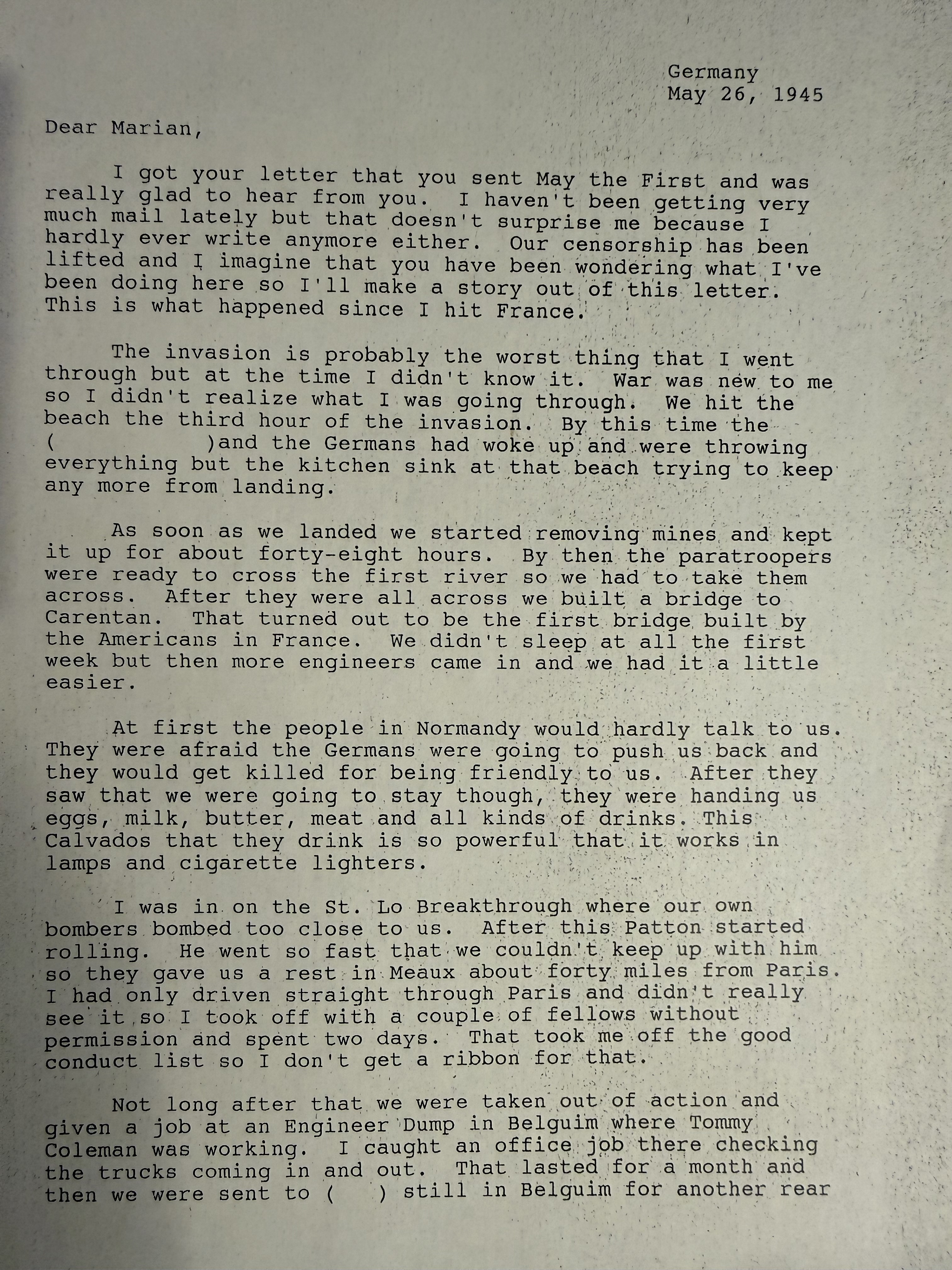 Letter scan