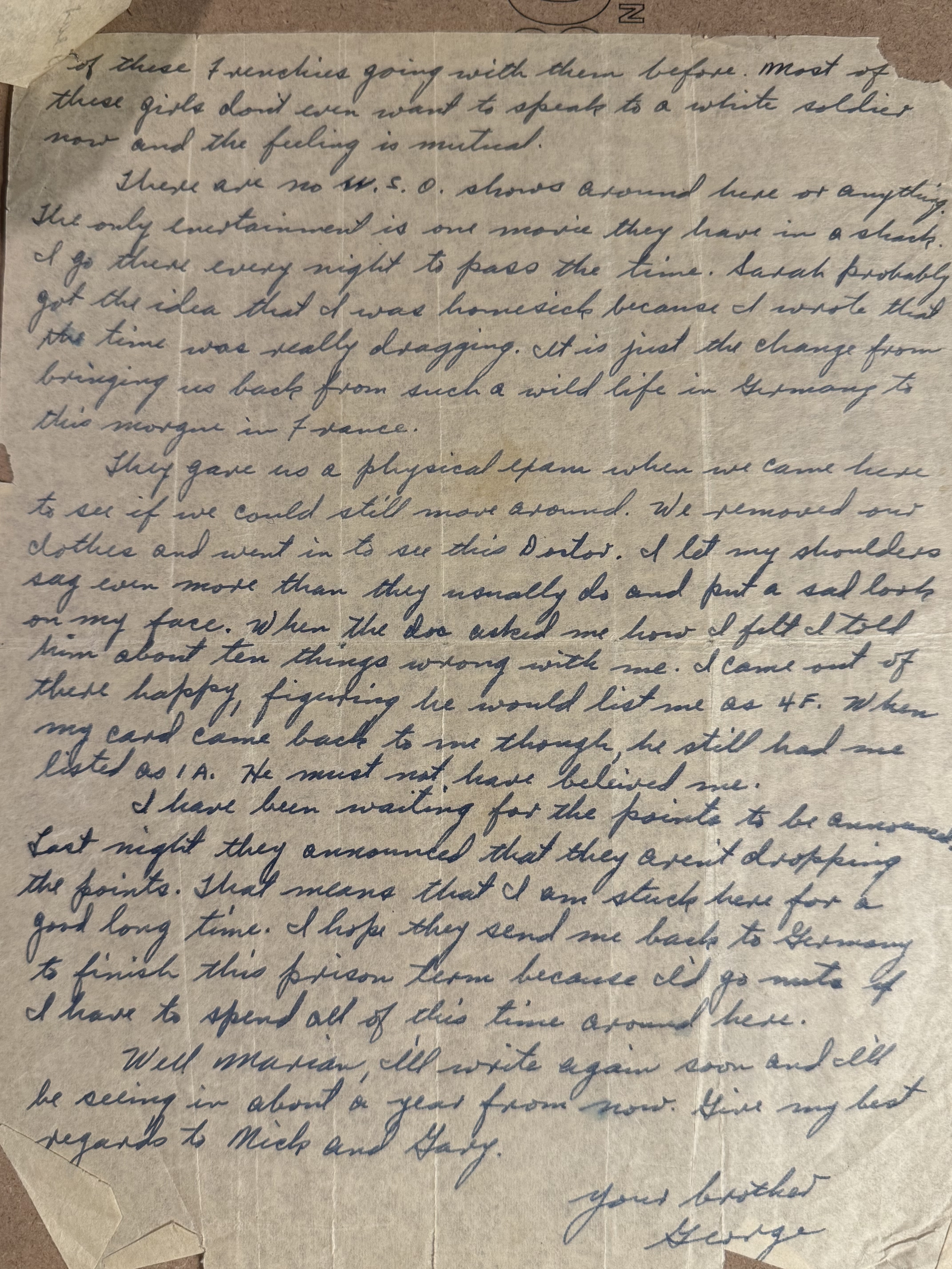 Letter scan