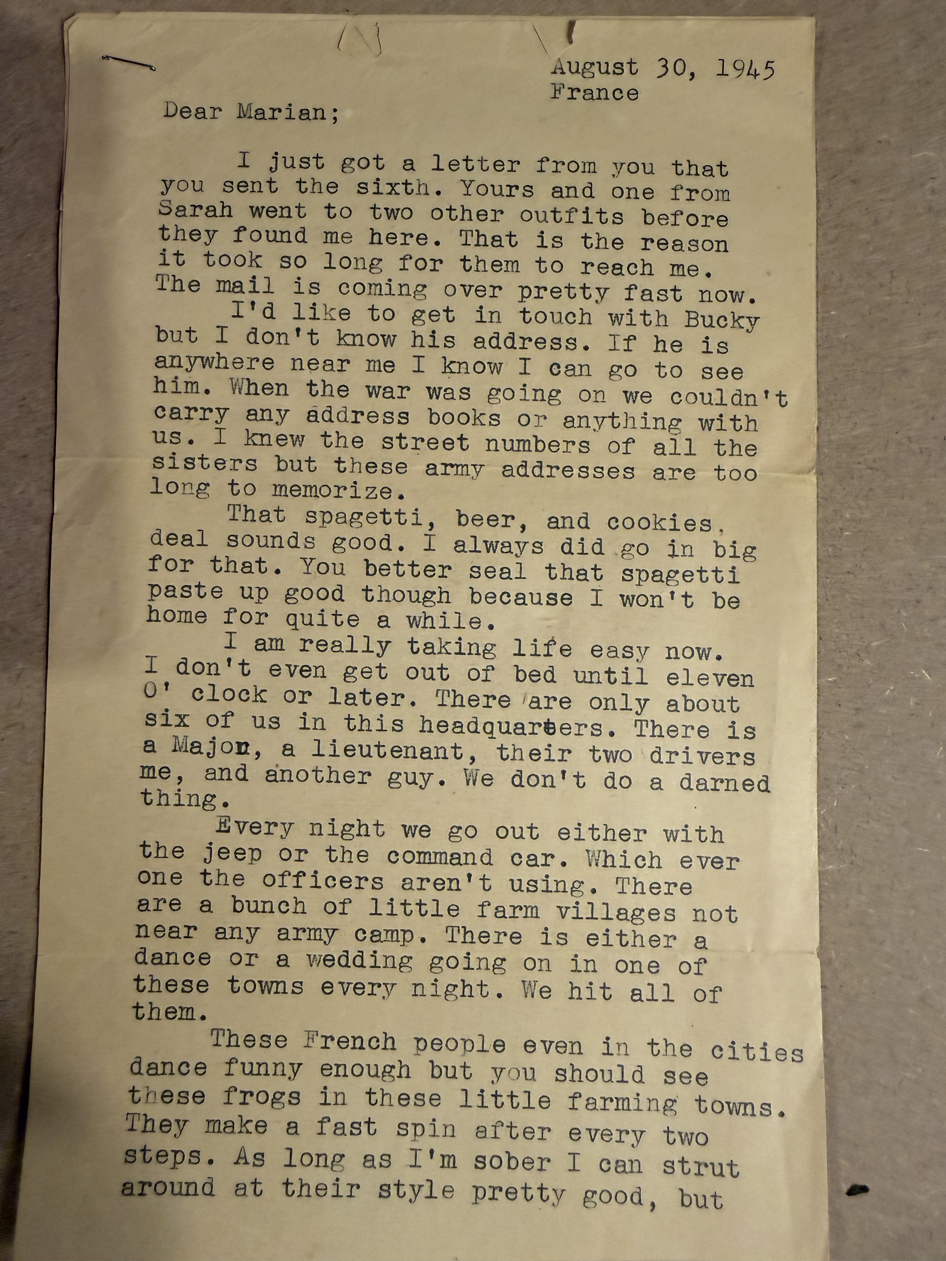 Letter scan